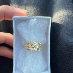14k Nugget Ring 