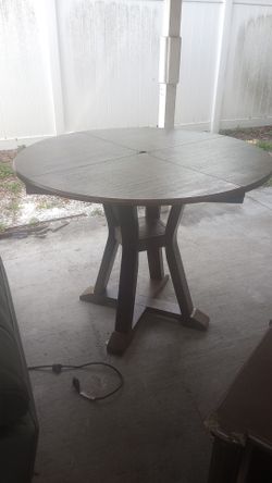 TABLE AND CHAIRS DINING TALL