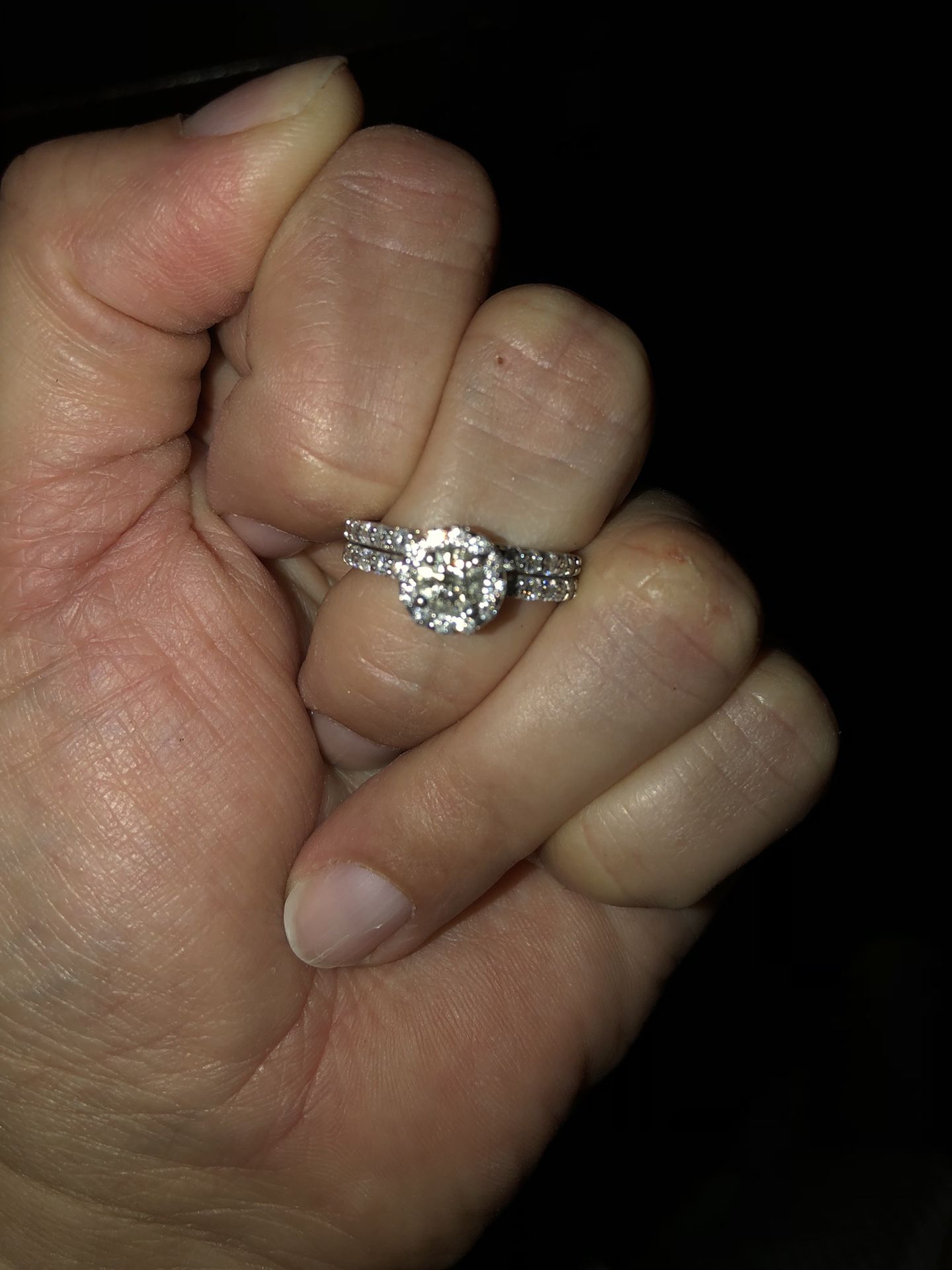 Americus Diamond Engagement Wedding Set