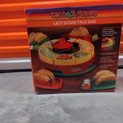 Taco Tuesday Lazy Susan Taco Bar