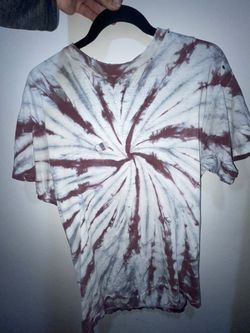 Distressed Purple Tie Dye Shirt 