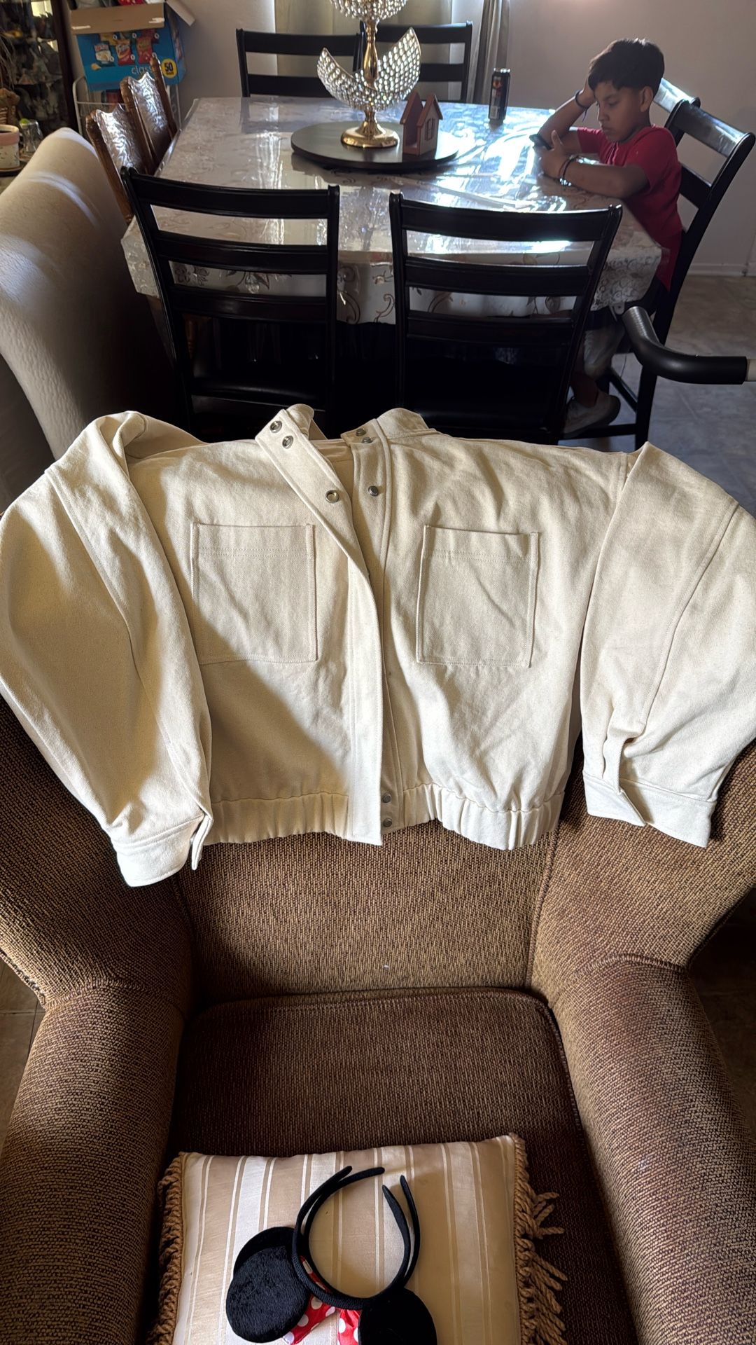 Nice Woman’s XL L’Academie Off White Jacket