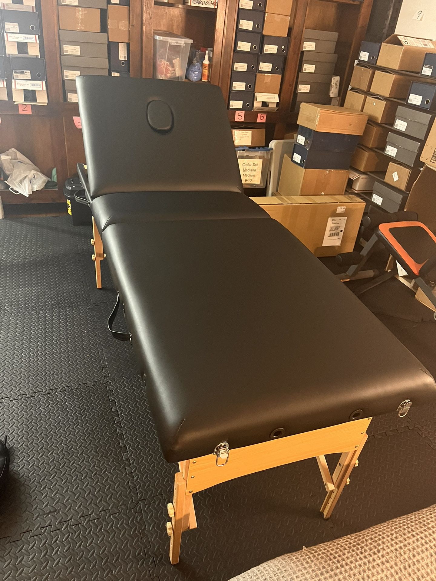 Full Size Massage Table, Foldable With Accessories