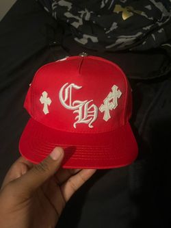 Chrome Hearts Red Snapback Hat(NOT FREE)
