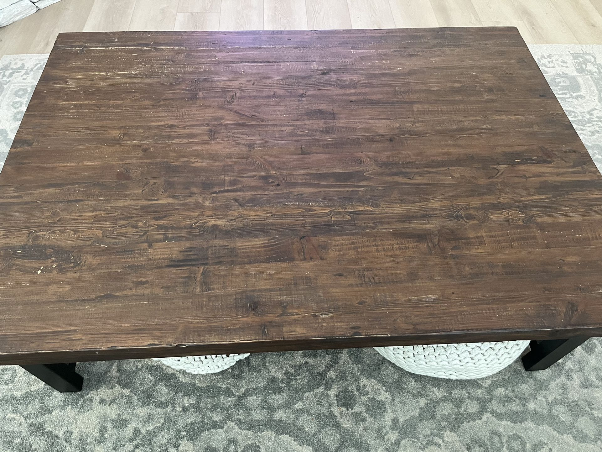 Pottery barn Griffin Rectangular Reclaimed Wood Coffee Table (60"