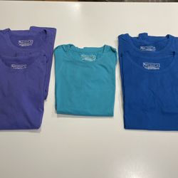 Tek Gear Crewneck Shirts Women's Medium (but they fit like Small) - Set of 5