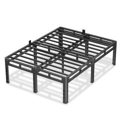 #78 24 Inch Queen Size Bed Frame, Metal Bed Frame & Box Spring 2 in 1 Platform wi...