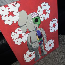 Kaws X Denim tears Painting
