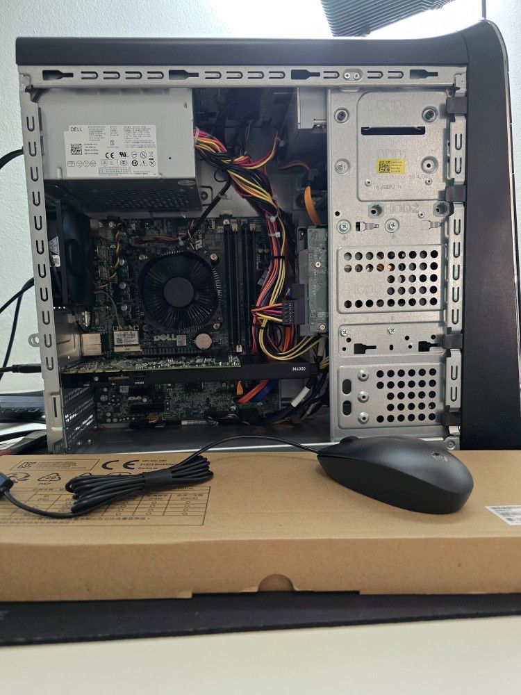 gaming pc desktop computer intel i5, quadro m4000, 8 gb ram, ssd, hdd, wifi dell xps bundle