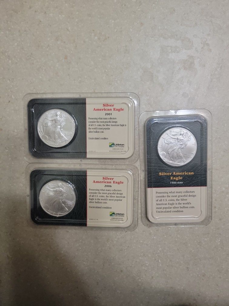 American Silver Eagles. $65 Each 