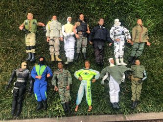 13 Action Soldiers Toys 11’ Inches + Accessories 