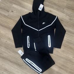 Nike Tech Reflective Sets- Black And Gray