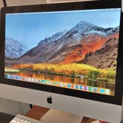 Excellent 21.5 inch Apple Imac Desktop Computer With Intel Core i5 Processor With Programs 
