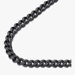 FindChic Men Curb Chain Necklace 18K Gold Plated/Stainless Steel/Black Chunky Double Tight Cuban Link Hip Hop Neck Chains for Men. 24"