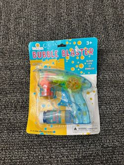 Coastal Bubble Blaster Bubble Gun with 2 fl oz Bubble Solution, Ages 3-4