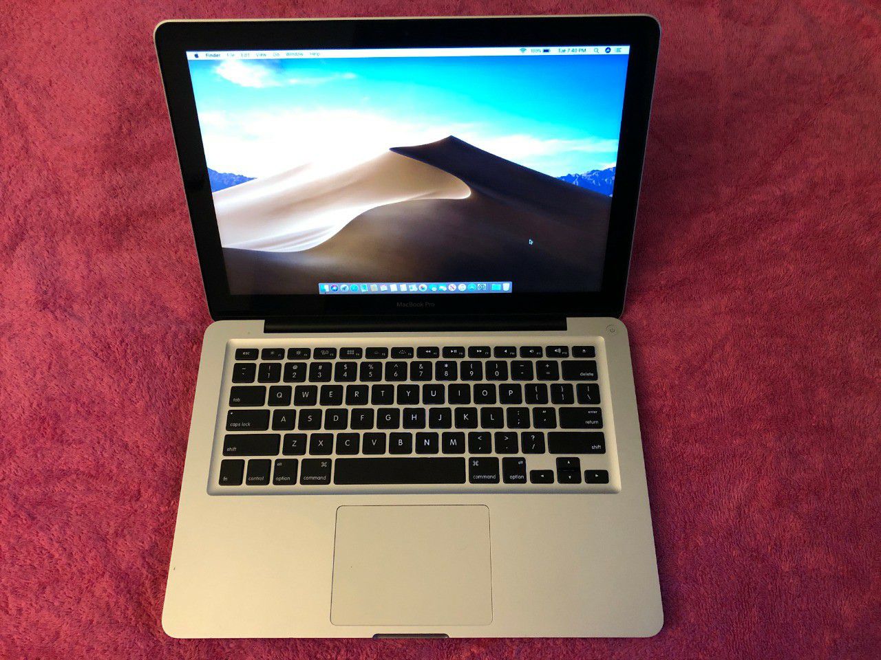 Mid 2012 13" MacBook Pro with Brand New 480 GB SSD-(Works Flawless).