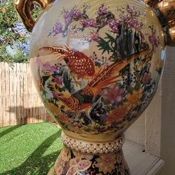 Satsuma China Vase 13"