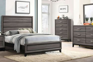 Watson gray queen bed