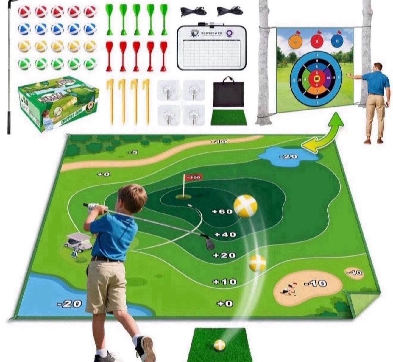 NEW! Game Set Golf / Game For Kids And Adult! For A Big Party!