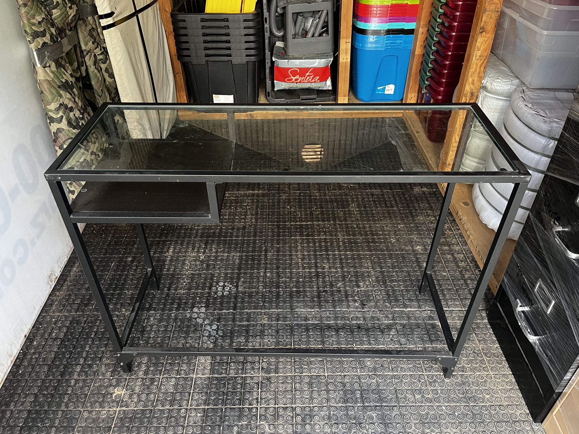 Glass End Table