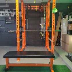 Elite FTS Squat Rack Power Rack + Bench
