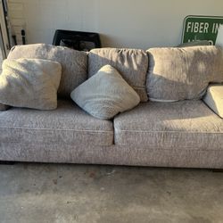 Light Grey Couch Set