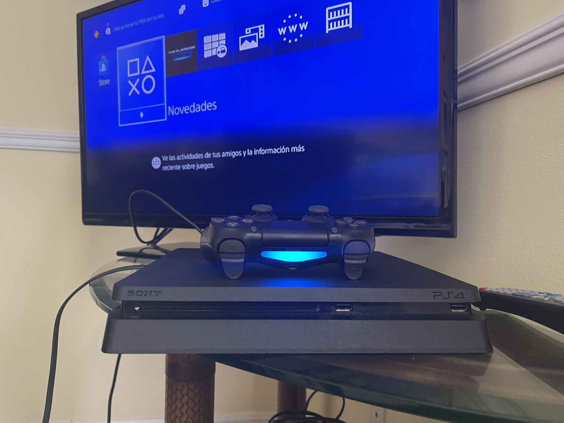 PlayStation 4 1Tb FIRM PRICE 🔥🎮 Ps4 Como Nuevo Con Un Mando Y Todos Los Cables El Precio Es FIRME 👈 Real Seller Play 4