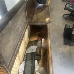 Bench Storage  Wood