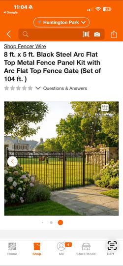 Fence Gate (Set of 104 ft.)
