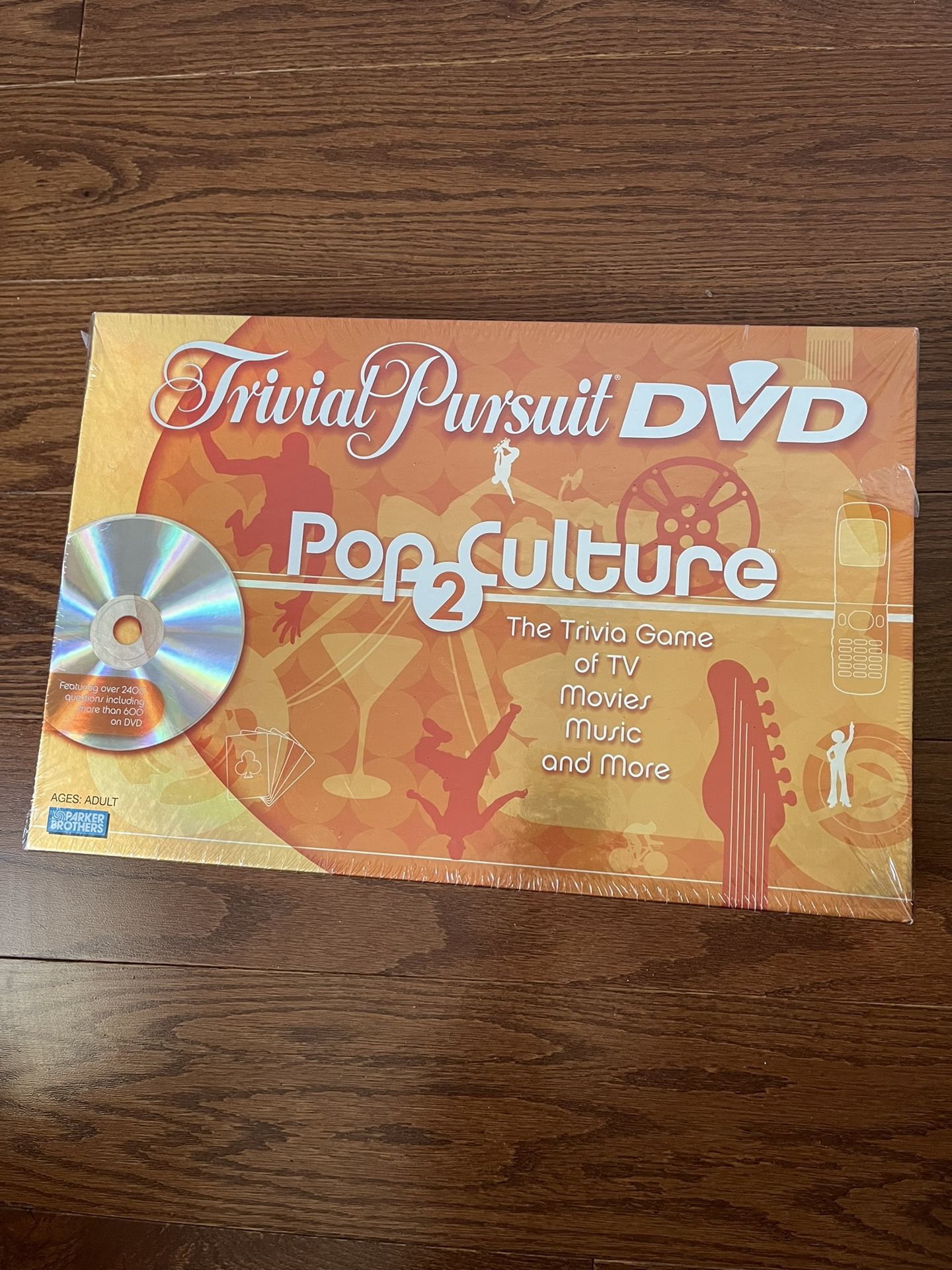 Trivial Pursuit, Dvd Pop Culture 2 Tv, Movies, Music And More Board Game 2005 New And Sealed