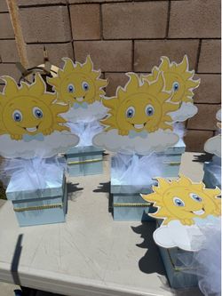 Boy babyshower decorations