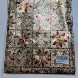 Heavy Duty Vinyl Tablecloth Waterproof Oil-Proof Square PVC Table Cloth 54x54 Inch