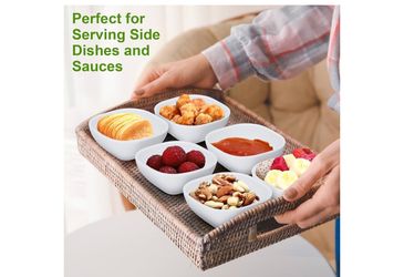 19 Pack 4.5 oz Small Dipping Bowls 3.7x3.7x1.5