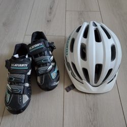 Cycling Helmet And Shoes