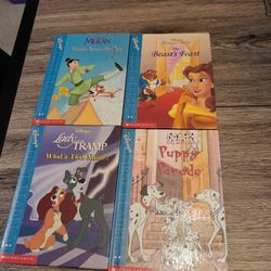 Lot Of Four Disney Books