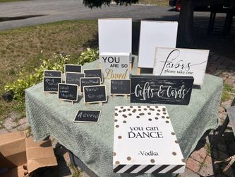 Wedding & Party Signage Decor 