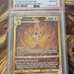 Arceus Vstar PSA10