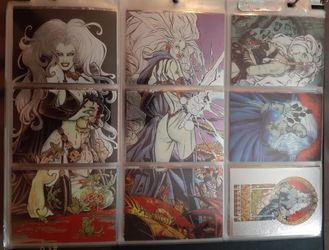 Lady Death All Chromium Series 2 Complete Trading Card Set 100 Cards Krome 1995 Rare
