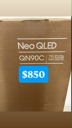 SAMSUNG 75-Inch Class Neo QLED 4K QN90C Series Quantum HDR+, Dolby Atmos, Object Tracking Sound+, Anti-Glare, Gaming Hub, Q-Symphony, Smart TV with Al
