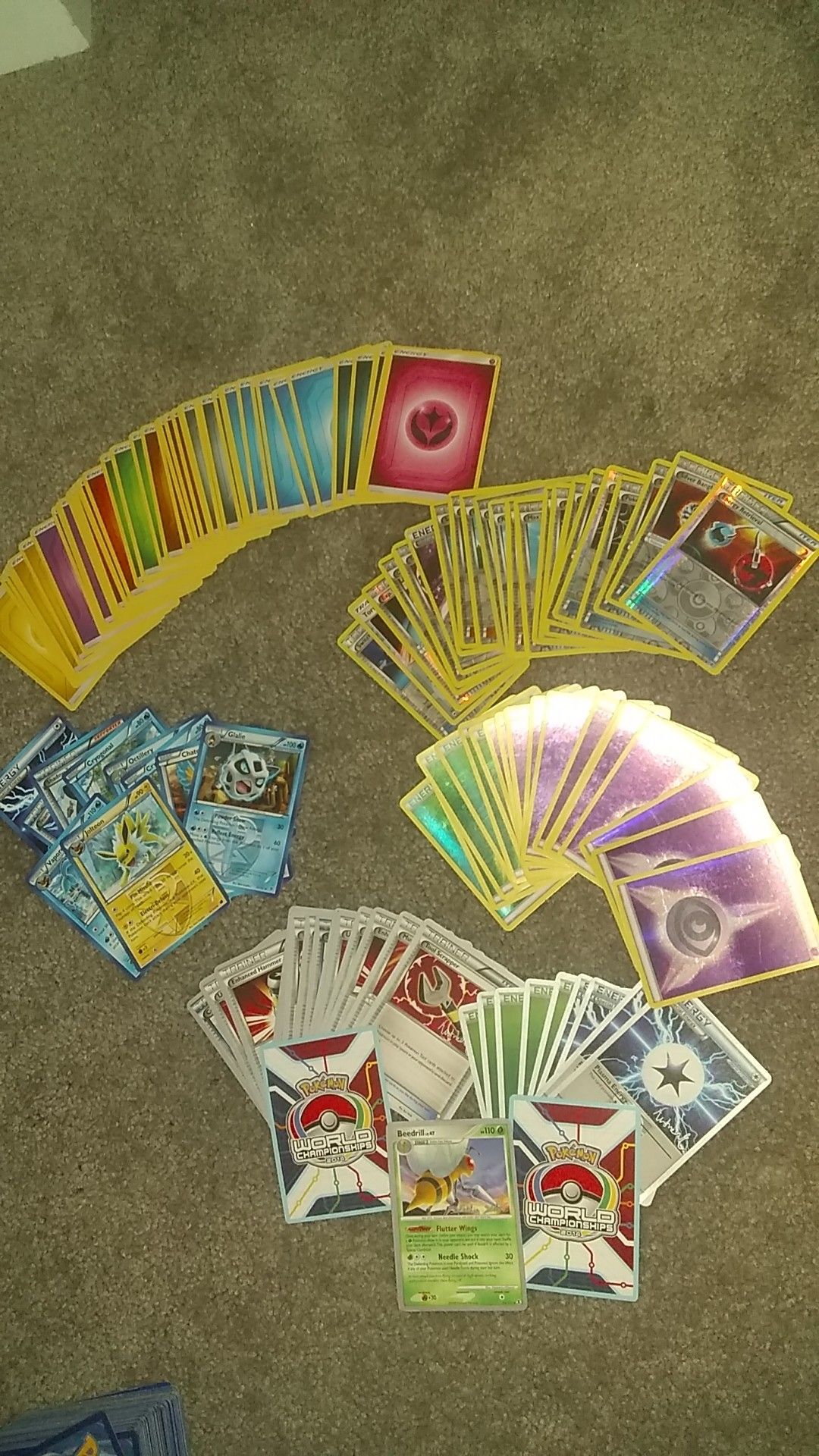 Over 1000 Pokemon Cards