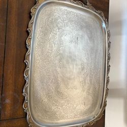 Silver Plated Serving Tray