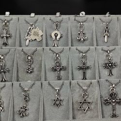 Vintage Chrome Hearta Pendant