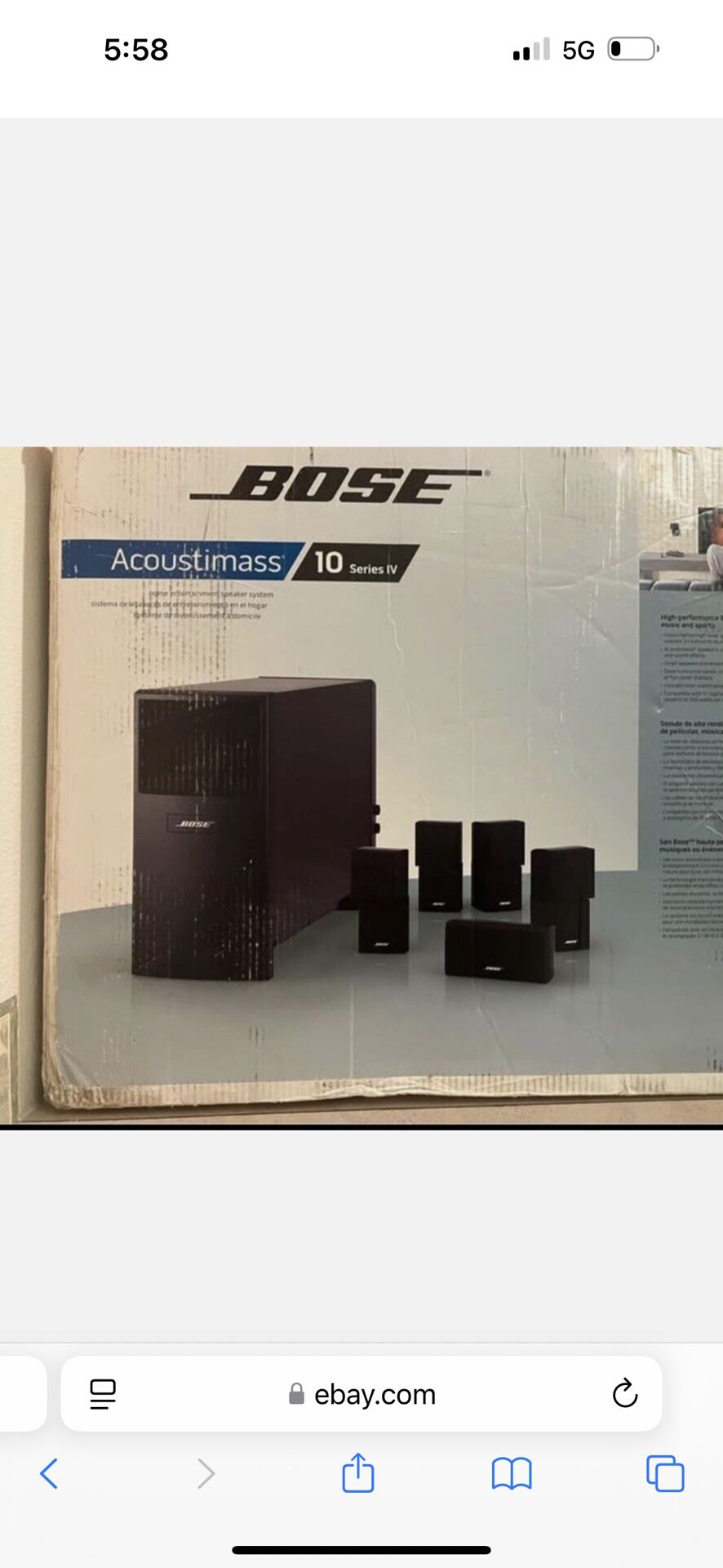 Bose Surround System