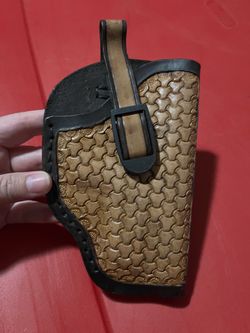 Genuine Leather gun holder case