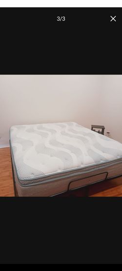 California King mattress with adjustable base