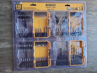 DEWALT Tough Grip 110-Piece Drill & Screwdriving Bit Set