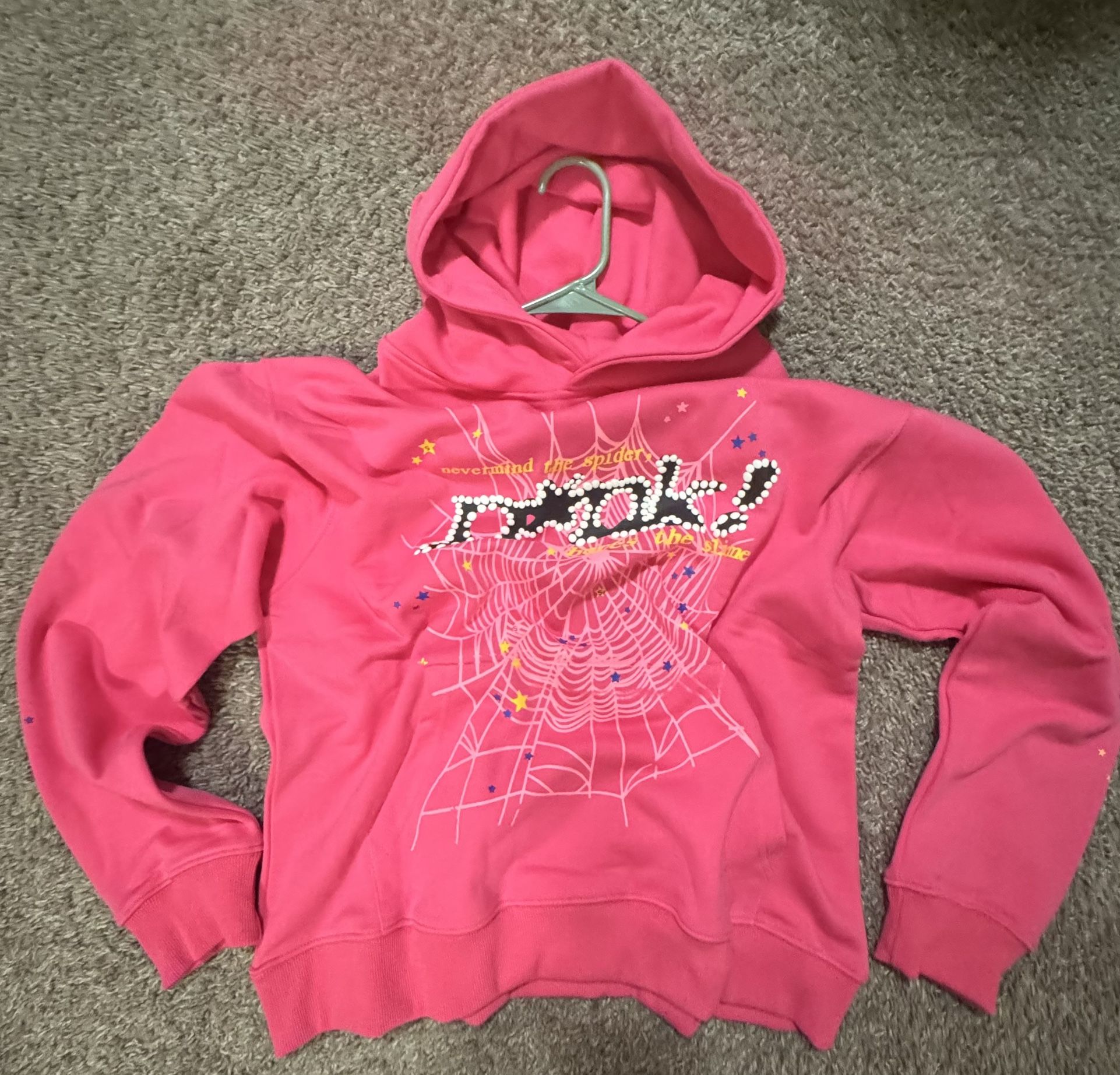 pink Sp5der hoodie