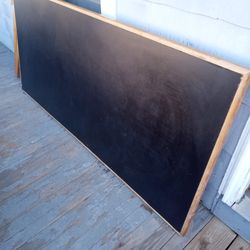 Heavy Duty White Oak With Black Formica Top Dining Room Table 