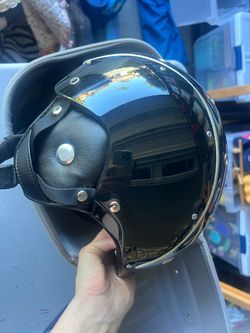 BOGNER ! Black Open-Face Ski Helmet with Visor