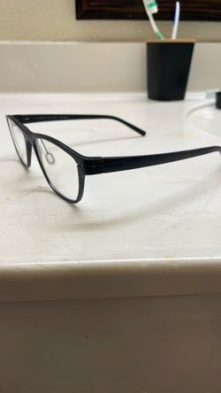 Jins Black Rectangle Eyeglass Frames